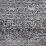 Alfombra  Moderna con Diseño, Gruesa, Pelo con Relieve, Color Café con Gris. Colección Atakoy