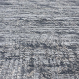 Alfombra  Moderna De Pasillo con Diseño, Gruesa, Pelo con Relieve, Color Gris. Colección Atakoy