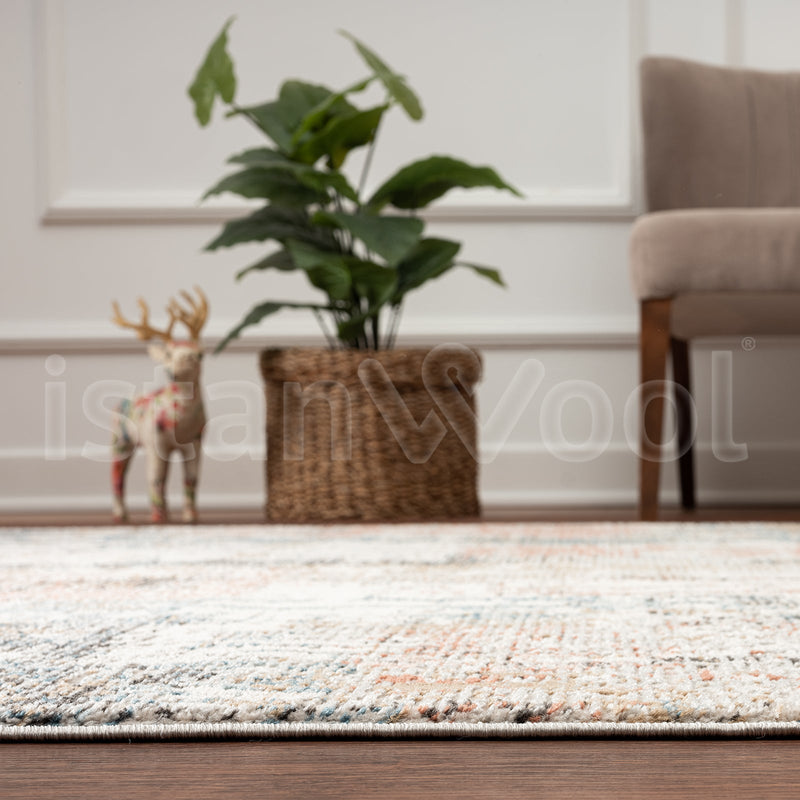 Alfombra Moderna, Gruesa, Pelo con Relieve, Multicolor. Colección Kilyos