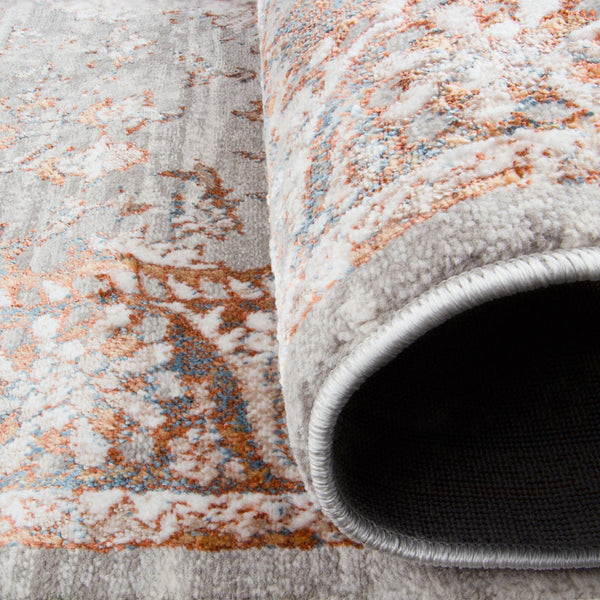 Alfombra Moderna con Diseño, Estilo Tradicional, Gruesa, Pelo con Relieve, Color Gris. Colección Kilyos