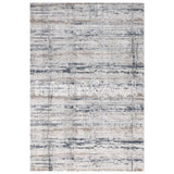 Alfombra  Moderna con Diseño, Gruesa, Pelo con Relieve, Color Café con Gris. Colección Atakoy