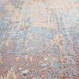 Alfombra Moderna con Diseño, Gruesa, Pelo con Relieve, Color Café con Gris. Colección Kilyos