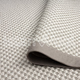 Alfombra Moderna Sisalo, Color Beige Con Borde Café. Colección Pera Sisal