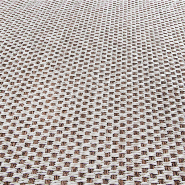 Alfombra Moderna de Sísalo, Gruesa, Color Beige. Colección Pera Sisalo
