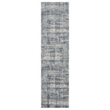 Alfombra  Moderna de Pasillo, Gruesa, Pelo con Relieve, Color Gris Oscuro con Beige. Colección Atakoy
