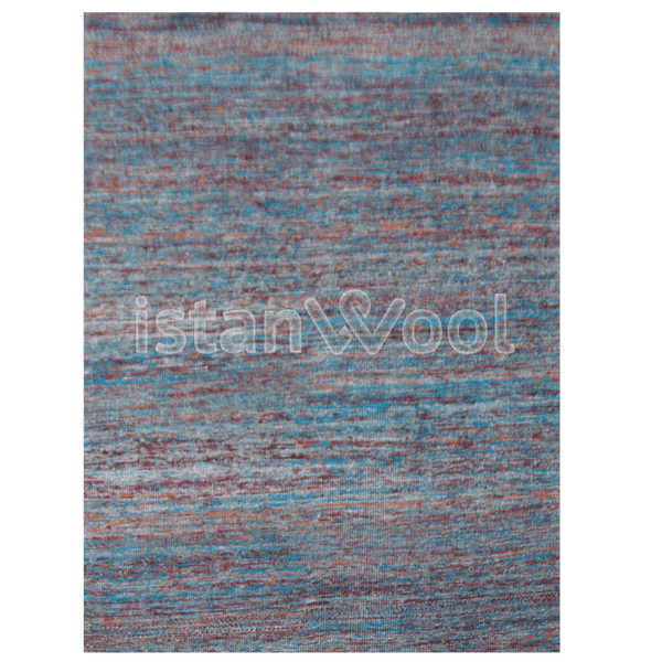 Alfombra  Moderna de Lana, Hecha a Mano, Gruesa, Multicolor. Colección Goa