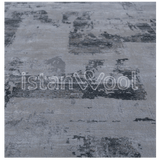 Alfombra  Moderna, Gruesa, Pelo con Relieve, Color Gris. Colección Bebek.