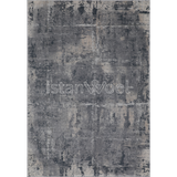 Alfombra Moderna con Diseño, Gruesa, Pelo con Relieve, Color Gris. Colección Atakoy.