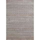 Alfombra Moderna con Diseño, Gruesa, Pelo con Relieve, Color Beige. Colección Atakoy