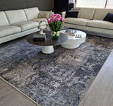 Alfombra Moderna Pelo Corto, Gris. Colección Bebek.