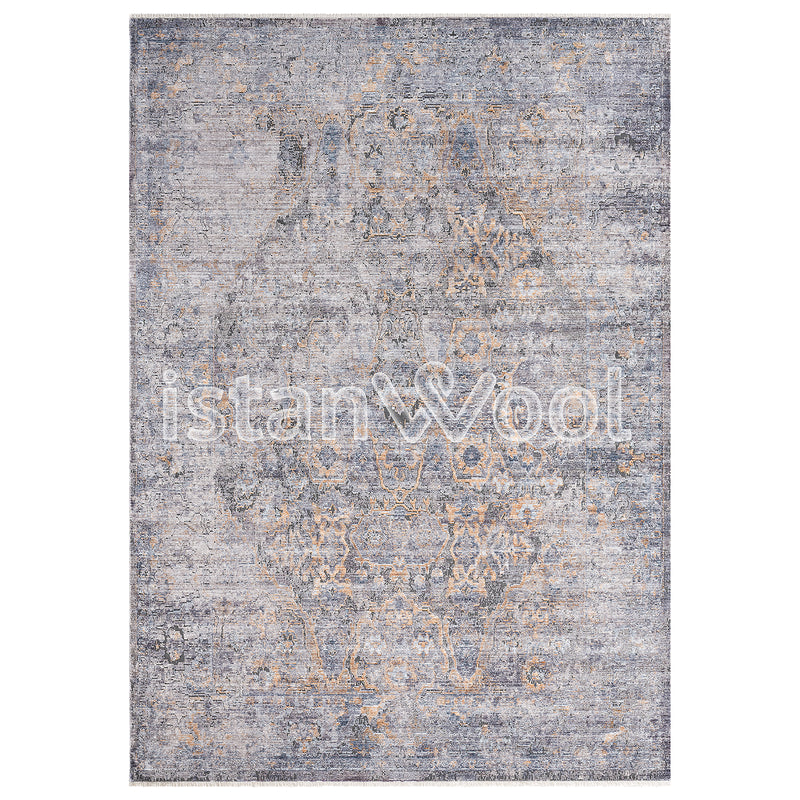 Alfombra Moderna Con Diseño, Gruesa, Pelo Corto,Color Morado. Colección Riva.