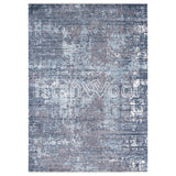 Alfombra Moderna Pelo Corto, Azul. Colección Riva.