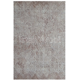 Alfombra Moderna Grande para Terraza Tipo Boucle, Color Café. Colección Tibet