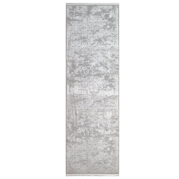 Alfombra Moderna con Diseño, Gruesa, Pelo con Relieve, Color Blanco. Colección Ulus.