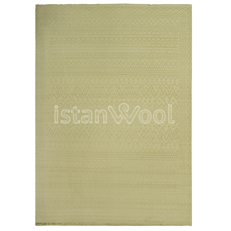 Alfombra Grande Moderna con Diseño Estilo Antiguo, Pelo Corto. Color Amarillo. Colección Sirkeci
