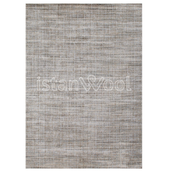 Alfombra Grande Moderna Premium, Gruesa, Pelo con Relieve, Color Café. Colección Kathmandu.
