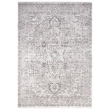 Alfombra Grande Moderna, Estilo Antiguo, Gruesa, Pelo con Relieve, Beige con gris. Colección Riva.