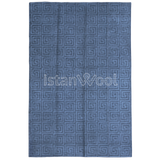 Alfombra Grande Moderna Premium, Gruesa, Pelo con Relieve, Color Azul. Colección Kathmandu.