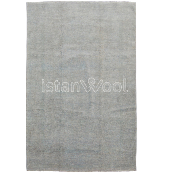 Alfombra Antigua de Lana, Color Gris. Colección Antigua