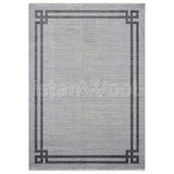 Alfombra Moderna, Gruesa, Pelo con Relieve, Color Gris. Colección Ortakoy.
