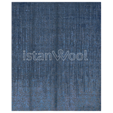 Alfombra Grande Moderna, Gruesa, Pelo con Relieve, Color Azul. Colección Everest