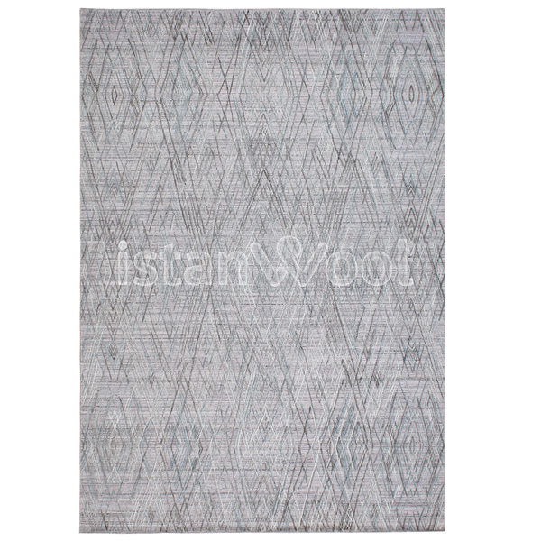 Alfombra Grande Moderna Premium, Gruesa, Pelo con Relieve, Color Gris. Colección Kathmandu.