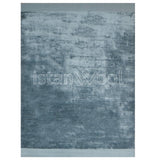 Alfombra Moderna Premium, Gruesa, Pelo con Relieve, Color Azul. Colección Kathmandu.