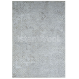 Alfombra Grande tipo Boucle, Gruesa, Pelo con Relieve, Color Gris. Colección Tibet.