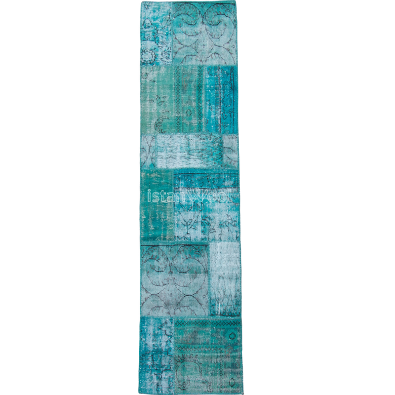 Alfombra Patchwork Pelo Corto, Calipso. Colección Kadıkoy.