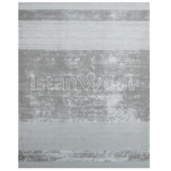 Alfombra Grande Moderna Premium, Gruesa, Pelo con Relieve, Color Gris. Colección Kathmandu.