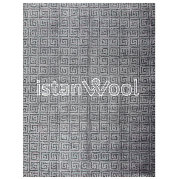 Alfombra Grande Moderna Premium, Gruesa, Pelo con Relieve, Color Gris. Colección Kathmandu.