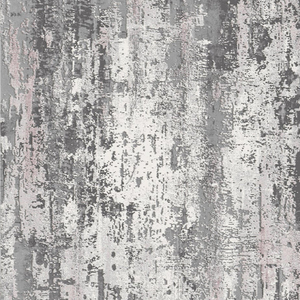 Alfombra Moderna, Gruesa, Pelo con Relieve, Color Gris. Colección Ortakoy