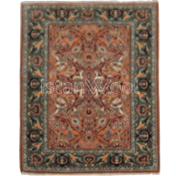 Alfombra Antigua de Lana, Color Multicolor. Colección Antigua