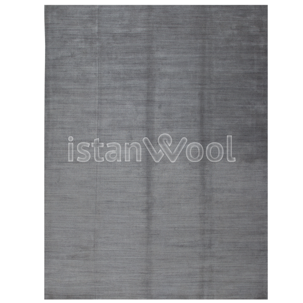 Alfombra Grande Moderna Premium, Gruesa, Pelo con Relieve, Color Gris. Colección Kathmandu.
