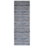 Alfombra Moderna de Pasillo, Gruesa, Pelo con Relieve, Gris con Café. Colección Atakoy