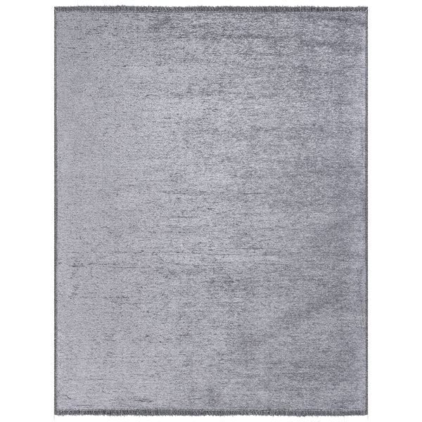 Alfombra Moderna Lisa, Gruesa, Pelo Corto, Color Gris. Colección Riva.