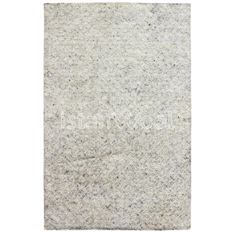 Alfombra tipo Boucle, Gruesa, Pelo con Relieve, Amarillo. Colección Tibet.
