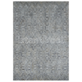 Alfombra Grande tipo Boucle, Gruesa, Pelo con Relieve, Color Gris. Colección Tibet.