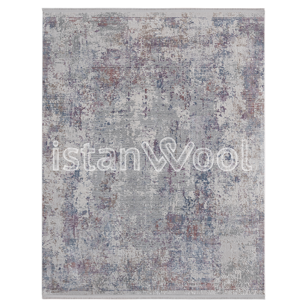 Alfombra Moderna con Diseño, Gruesa, Pelo con Relieve, Multicolor. Colección Ulus.