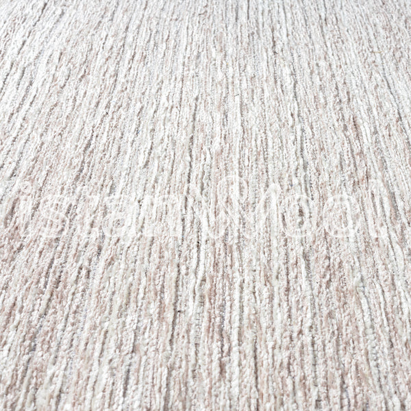 Alfombra Moderna Lisa, Gruesa, Pelo Corto, Beige. Colección Riva.