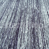 Alfombra Moderna Lisa, Gruesa, Pelo Corto, Color Celeste con Negro. Colección Riva.
