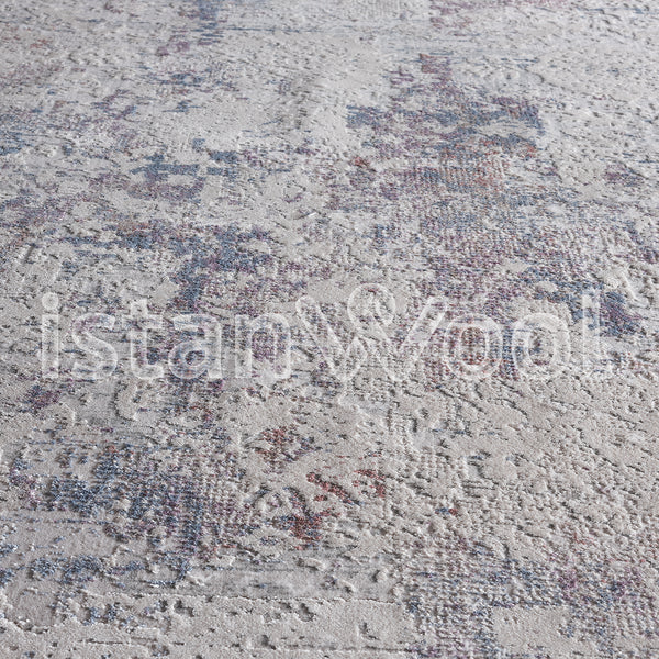 Alfombra Grande Moderna, Gruesa, Pelo con Relieve, Multicolor. Colección Ulus
