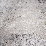Alfombra Moderna Grande, Gruesa, Pelo con Relieve, Color Beige. Colección Bebek.