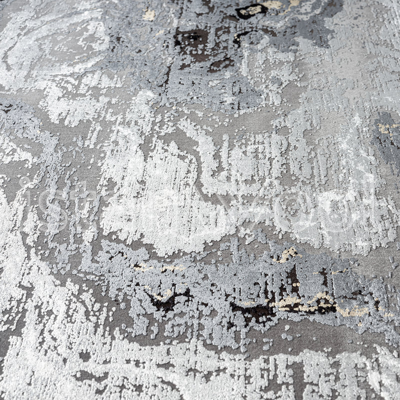 Alfombra Moderna Pelo Corto, Gris. Colección Bebek.