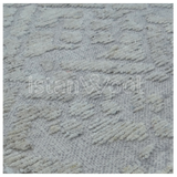 Alfombra Grande tipo Boucle, Gruesa, Pelo con Relieve, Color Gris. Colección Tibet.