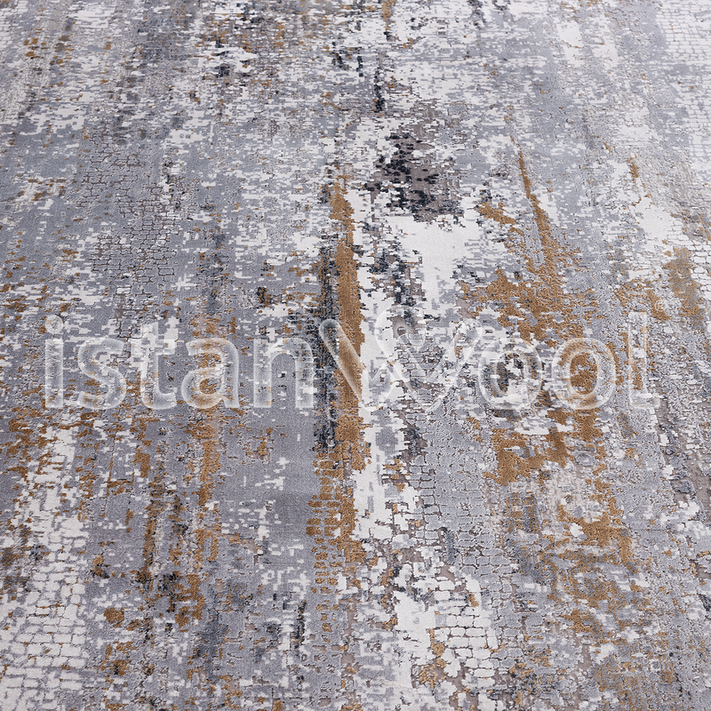 Alfombra Moderna Pelo Corto, Gris. Colección Bebek