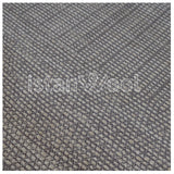 Alfombra Hecha a Mano para Terraza Tipo Boucle, Color Gris. Colección Tibet