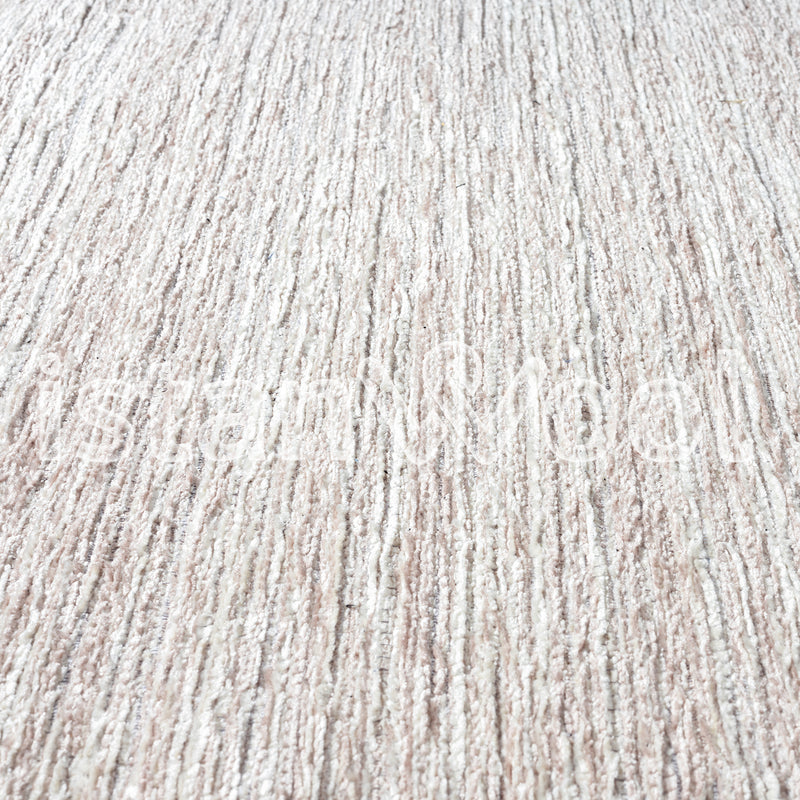 Alfombra Moderna Lisa, Gruesa, Pelo Corto, Color Beige. Colección Riva