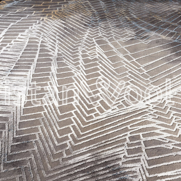 Alfombra Grande Premium Moderna, Gruesa, Pelo con Relieve, Multicolor. Colección Emirgan