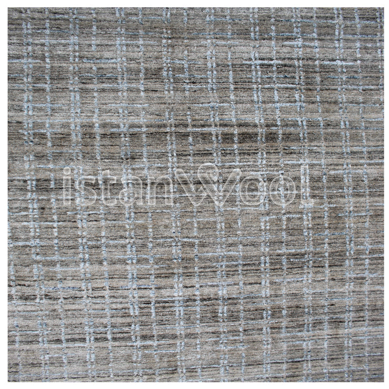 Alfombra Grande Moderna Premium, Gruesa, Pelo con Relieve, Color Café. Colección Kathmandu.